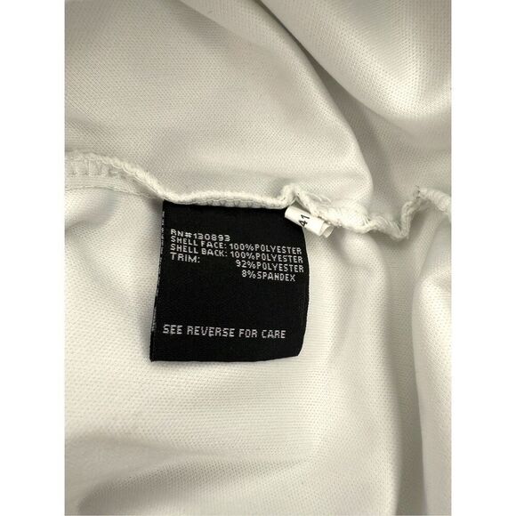 New Balance Women’s Small Windbreaker White Hooded Running Jacket 1/4 Zip - Picture 7 of 7